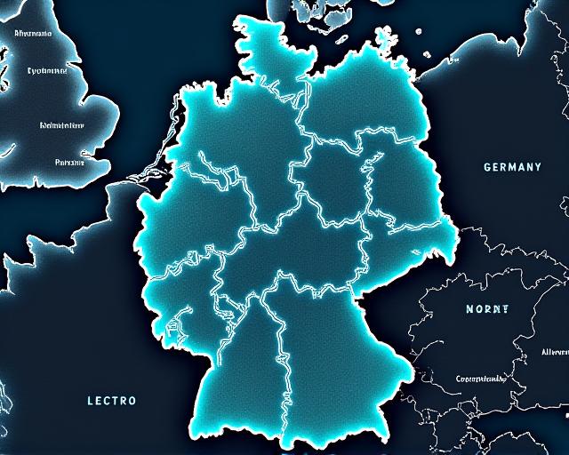 Karte von Deutschland, die die umfassende Netzabdeckung von Feldstrom Mobile zeigt.